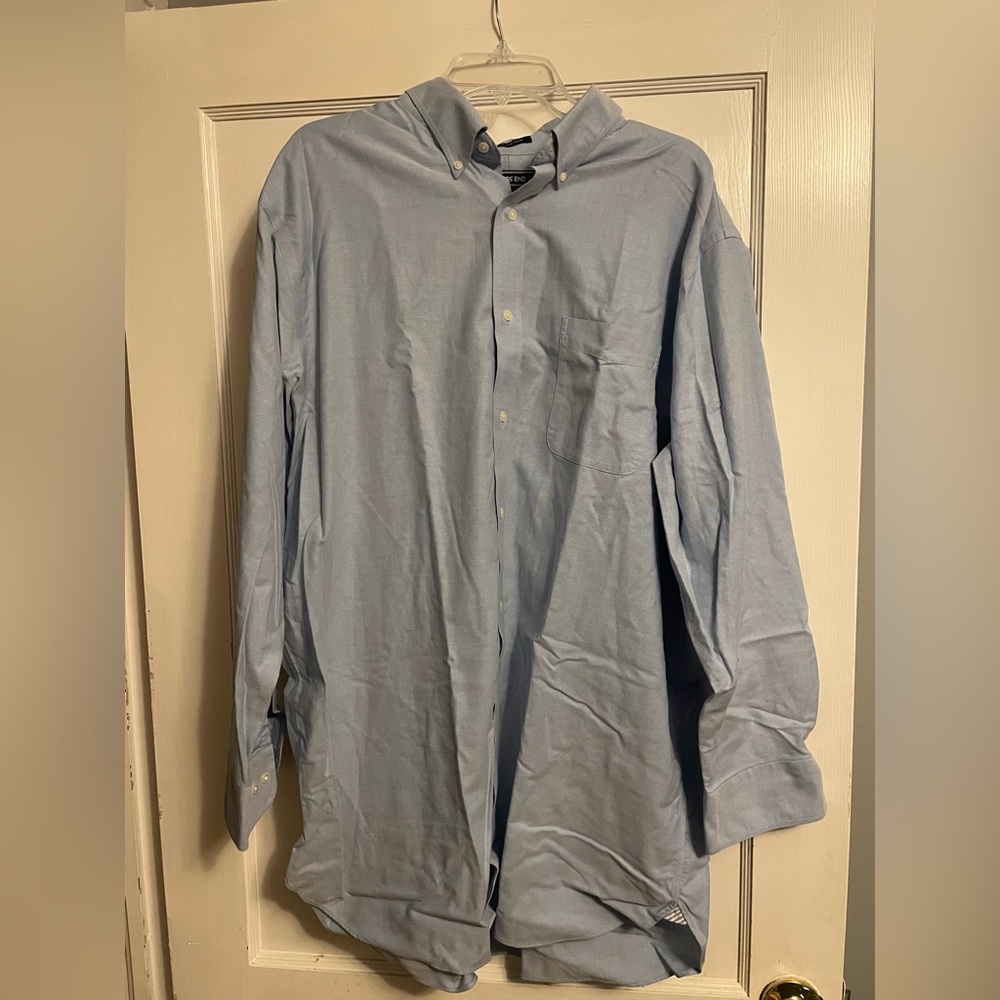 Lands’ End Supima No Iron Oxford Long Sleeve